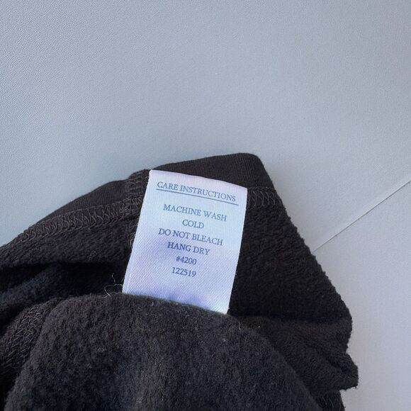 Free Fly 1/4 Zip Pullover Men Medium Fleece Lined Black Performance Bamboo Soft - Picture 7 of 7